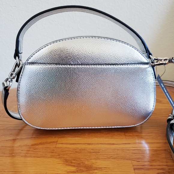 Karl Lagerfeld Silver Crossbody Bag - Picture 5 of 16